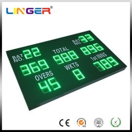 Het groene Scorebord van de Kleuren Digitale Veenmol, Elektronisch Scorebord bij sport met Draadloos Controlevakje